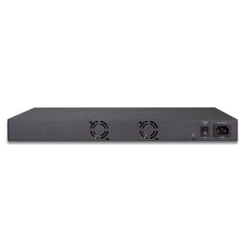 Šakotuvas PLANET GS-5220-16S8CR tinklo komutatorius su valdomu L2+ gigabito eternetu (10/100/1000) 1U Mėlyna