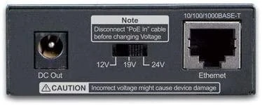 Šakotuvas POE SPLITTER PLANET POE-172S 24V DC 1X RJ45