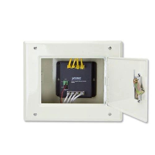Šakotuvas PLANET WGS-803 tinklo komutatorius Ne-valdomas L2 Gigabit Ethernet (10/100/1000) Juoda