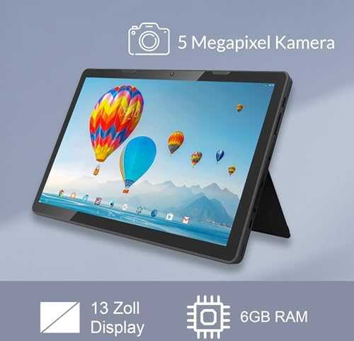 Planšetė Xoro Megapad 1333 Pro 3 13.3" 128 GB Juodas (XOR400669)