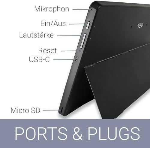 Planšetė Xoro Megapad 1333 Pro 3 13.3" 128 GB Juodas (XOR400669)