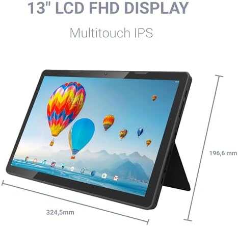 Planšetė Xoro Megapad 1333 Pro 3 13.3" 128 GB Juodas (XOR400669)