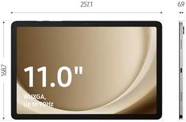 Planšetė Samsung Galaxy Tab A9+ WIFI, 64GB, 11 col., Pilkos spalvos