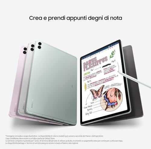 Planšetė Samsung Galaxy Tab S9 FE+ 12.4" WiFi 128GB Silver (SM-X610N)