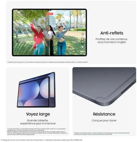 Planšetinis kompiuteris Samsung Galaxy Galaxy Tab S10 Ultra 16GB + 1TB Wi-Fi (SM-X920NZAPEUE), Pilkas