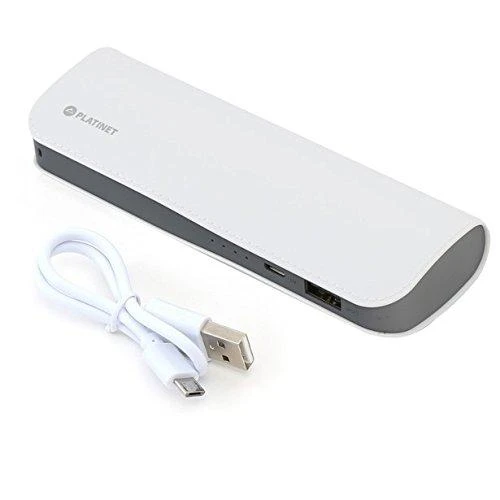 Odinės apdailos išorinė baterija PowerBank Platinet 7200mAh PMPB72LW su microUSB laidu