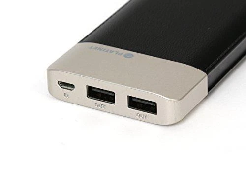 Platinet maitinimo blokas Odinis 11000mAh 2.1A 2xUSB Li-Po, juodas (43793)