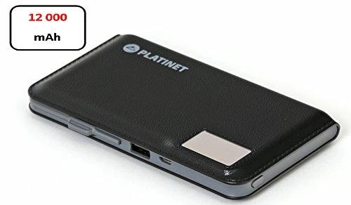 Išorinė baterija Platinet PMPB12PLB, 12000 mAh, juodas