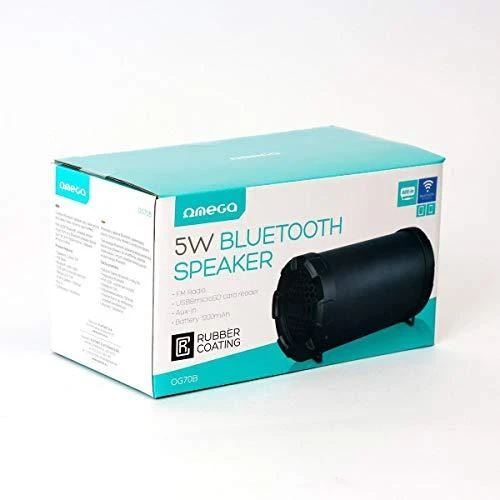 Omega belaidė kolonėlė „Bluetooth V2.1 OG70B“, juoda (44160)