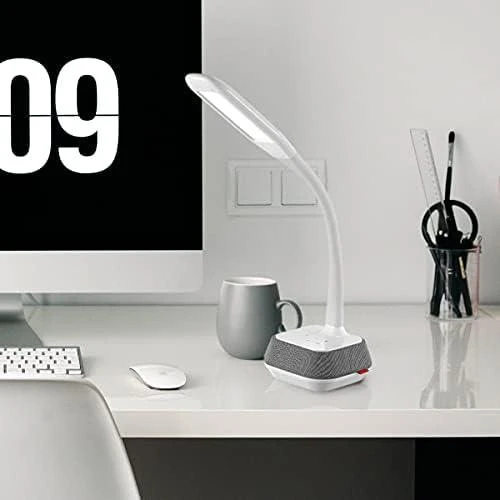 Platinet stalinė lempa su garsiakalbiu ir USB įkrovikliu PDLM6U 18W (44126)