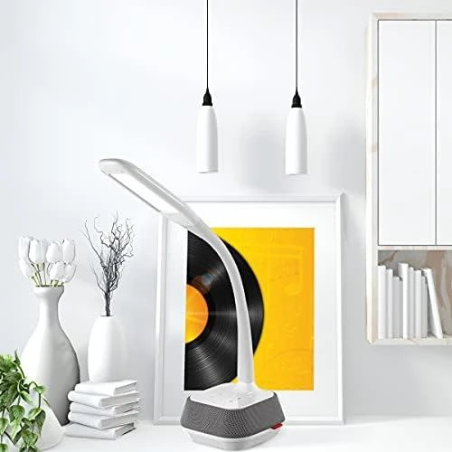 Platinet stalinė lempa su garsiakalbiu ir USB įkrovikliu PDLM6U 18W (44126)