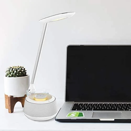 Platinet stalinė lempa su garsiakalbiu ir USB įkrovikliu PDLU9A 18W (44123)