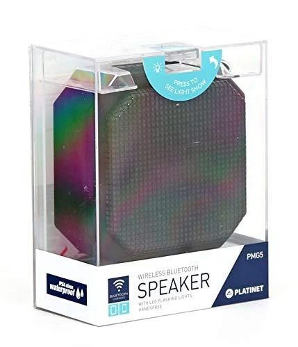 Platinet belaidė kolonėlė + LED lempa „Bluetooth“ 5W IPX4 PMG5