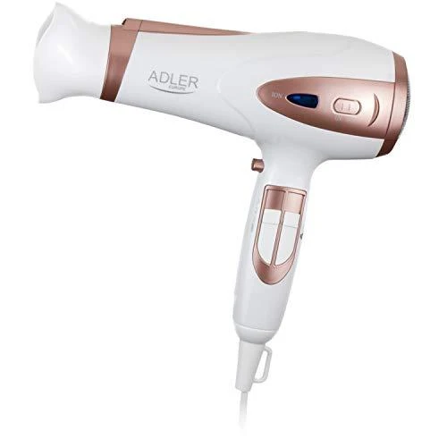 Adler | Plaukų džiovintuvas | AD 2248 | 2400 W | Number of temperature settings 3 | Ionic function | Diffuser nozzle | Baltas