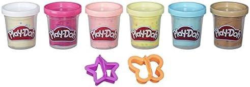 PLAY-DOH CASTRY RINKINYS KONFETI PASTA 6 VAMZTELIŲ VAMZTELIŲ PRIEDAI