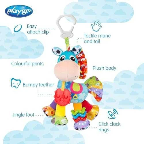 Nascita PLAYGRO pakabinamas žaislas Clip Clop, 0186980
