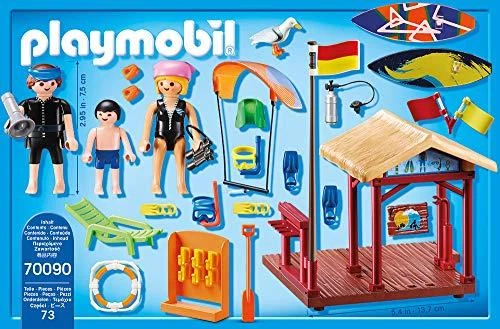 „Playmobil“ kūrybiniai blokai vandens sporto mokykla 73 kūriniai ZA5139