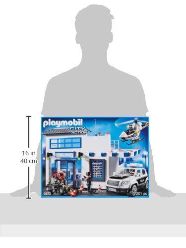 Žaislų Rinkinys - Playmobil 9372 City Action Policijos Nuovada Su Figūrėlėmis Ir Priedais - Marga