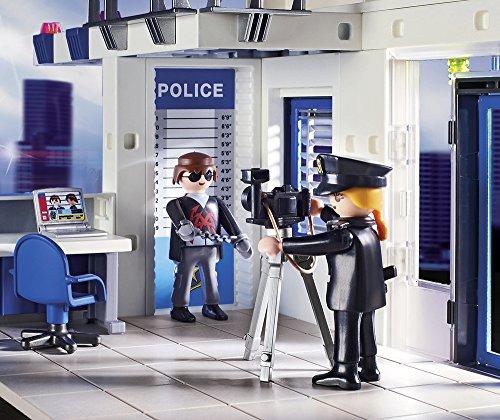 Žaislų Rinkinys - Playmobil 9372 City Action Policijos Nuovada Su Figūrėlėmis Ir Priedais - Marga