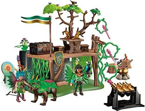PLAYMOBIL - 70805 - AYUMA - Fėjų treniruočių stovyklos rinkinys su 2 figūrėlėmis ir gyvūnais