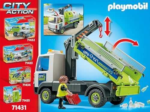 Playmobil City Action 71431 Sunkvežimis su stikline tara