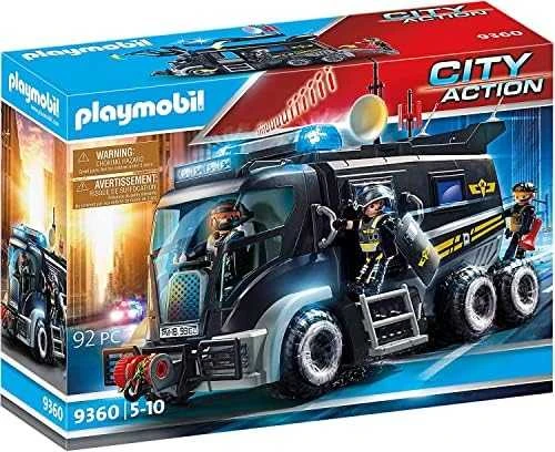 PLAYMOBIL CITY ACTION Specialiųjų operacijų sunkvežimis, 9360