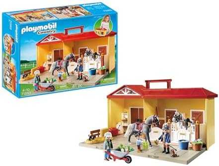 Playmobil Country 71393 Nauja nešiojama arklidė
