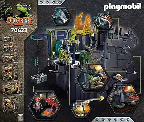 PLAYMOBIL - 70623 - Dino Rise - Dino Rock - Mišrus - Nuo 4 metų - 2 metų garantija