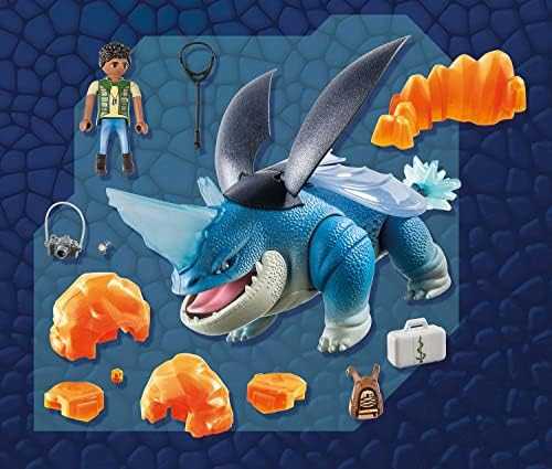 71082 PLAYMOBIL® Drakonai. Devyni karalysčių – Plowhorn ir D'Angelo