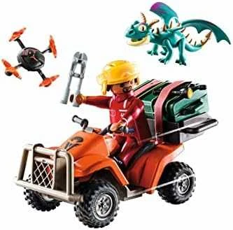 PLAYMOBIL 71085 Dragons Quad & Phil, Dragons The Nine Kingdoms, 28 vnt, nuo 4 metų