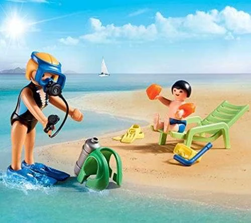 „Playmobil“ kūrybiniai blokai vandens sporto mokykla 73 kūriniai ZA5139