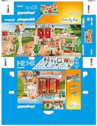 Konstruktorius Playmobil Campsite 71424, plastikas
