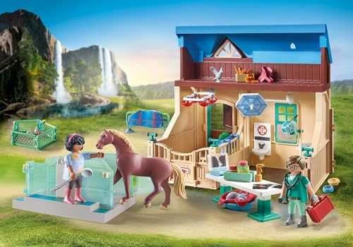 PLAYMOBIL WORLD OF HORSES Jojimo terapija ir veterinaro apžiūra 71352