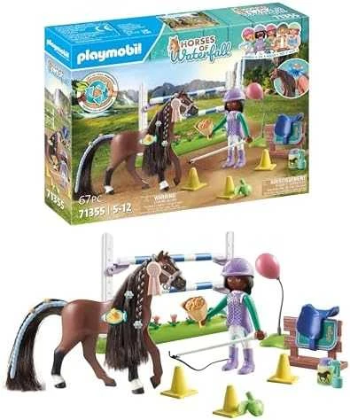 PLAYMOBIL WORLD OF HORSES Konkūro arena su Zoe ir Blaze 71355