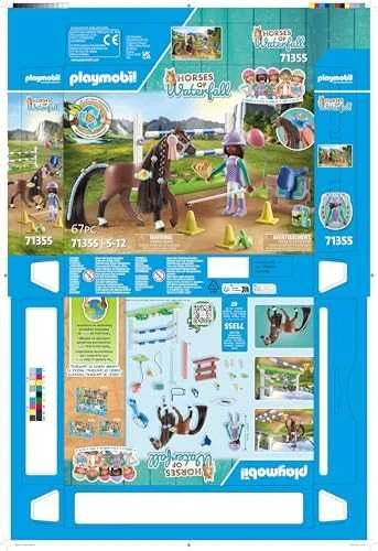 PLAYMOBIL WORLD OF HORSES Konkūro arena su Zoe ir Blaze 71355