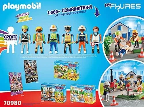 Playmobil My Figures gelbėjimo figūrėlės kaladėlėms 120 dalių ZA 5433