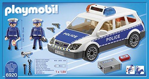 PLAYMOBIL CITY ACTION Policijos automobilis su šviesomis ir garsais, 6920