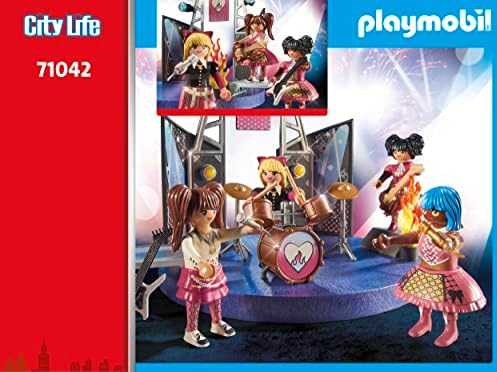 Žaislų rinkinys - Playmobil 71042 City Life Music Band (Playmobil, muzikantai, instrumentai)