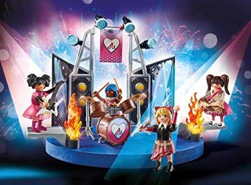 Žaislų rinkinys - Playmobil 71042 City Life Music Band (Playmobil, muzikantai, instrumentai)