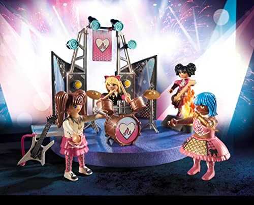 Žaislų rinkinys - Playmobil 71042 City Life Music Band (Playmobil, muzikantai, instrumentai)
