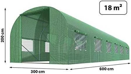 Sodo tunelio folija 3x6m (18m2) Plonos