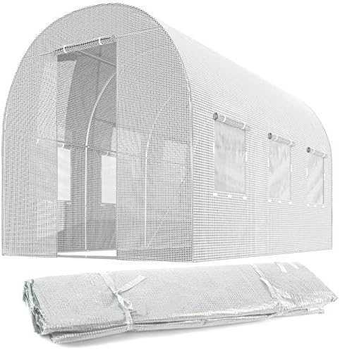 Sodo tunelio folija 2x3,5m (7m2) balta Plonos