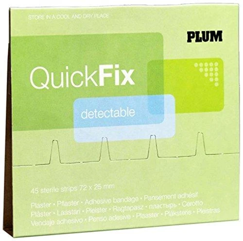 Pleistrai su metalo juostele PLUM QuickFix, 45vnt.