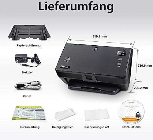 Plustek SmartOffice PT2160 600 x 600 DPI ADF skeneris Juoda A3