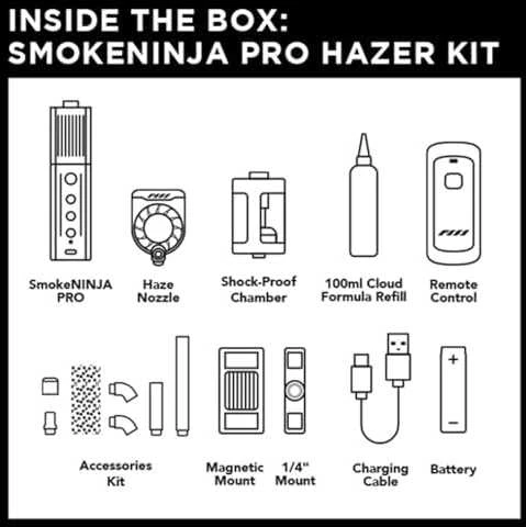 PMI SmokeNINJA-PRO Hazer Kit