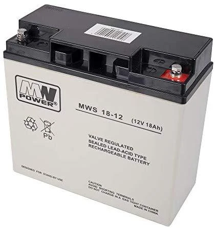 Mpl Power Elektro Mw Power MWPower MWS 12V 18Ah M5(T13) AGM akumuliatorius, 5 metai
