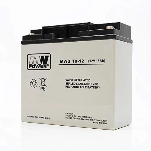 Mpl Power Elektro Mw Power MWPower MWS 12V 18Ah M5(T13) AGM akumuliatorius, 5 metai