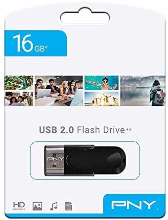 PNY Technologies PNY Attaché 4 2.0 16GB USB atmintinė USB A tipo Juoda