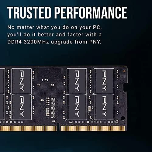 PNY DDR4 SODIMM atminties modulis iš arti