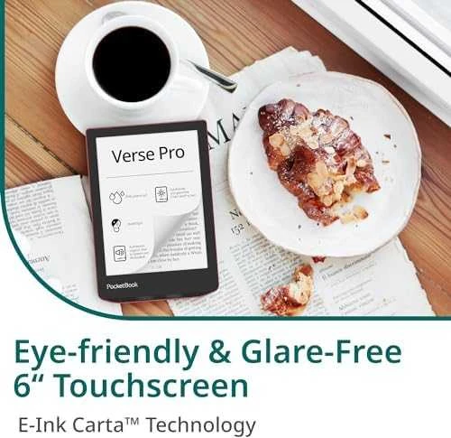Elektroninė skaityklė Pocketbook Verse Pro 6" 16GB Azure (PB634-A-WW), Tamsiai mėlyna